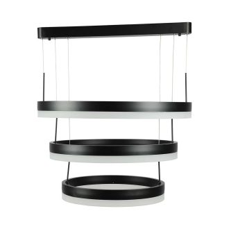   V-TAC 86W Led dimmelhető dizájn függeszték - fekete - 3000K - 213990