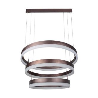   V-TAC 86W Led dimmelhető dizájn függeszték - barna - 3000K - 213991