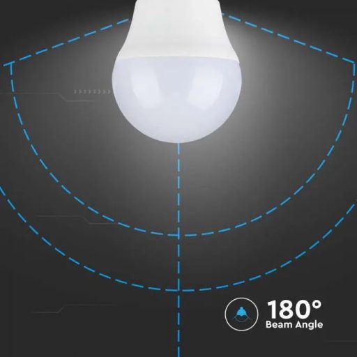 V-TAC LED izzó  E27 G45 3.7W 180° 6500K kisgömb- 214207