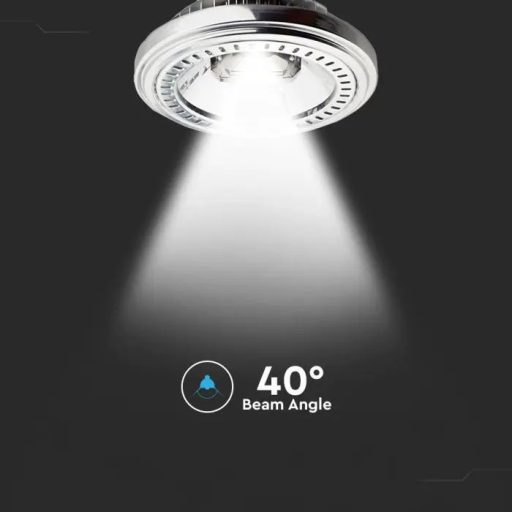 V-TAC Süllyeszthető LED spotlámpa  G53 AR111 15W 12V 40° 3000K - 214257