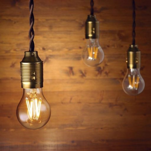 V-TAC Átlátszó LED izzó filament COG  E27 A60 6W 4000K gömb - 214303