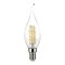 V-TAC Átlátszó LED izzó filament COG  E14 C35 4W 3000K gyertyaláng - 214308