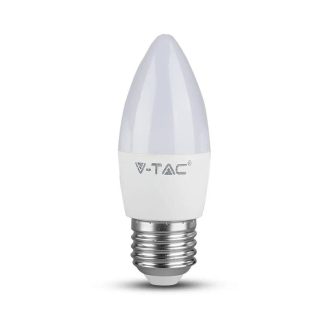 V-TAC LED izzó  E27 C37 4.5W 200° 3000K gyertya - 2143421