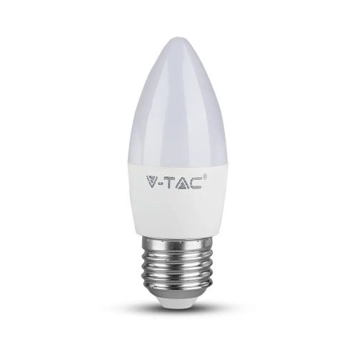 V-TAC LED lámpa E27 C37 4.5W 200° 4500K gyertya - 2143431