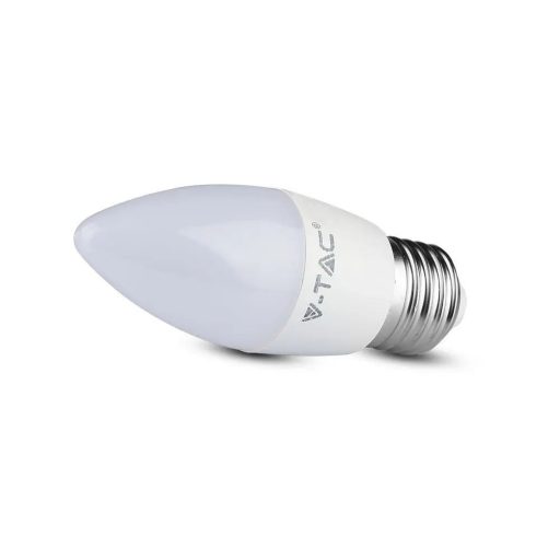V-TAC LED izzó  E27 C37 4.5W 200° 4500K gyertya - 2143431