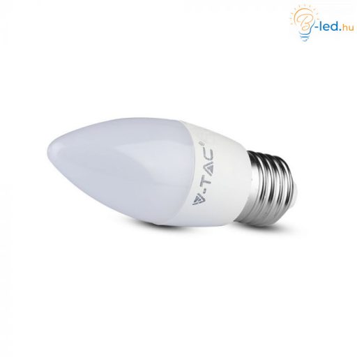 V-TAC LED izzó  E27 C37 4.5W 200° 4500K gyertya - 2143431