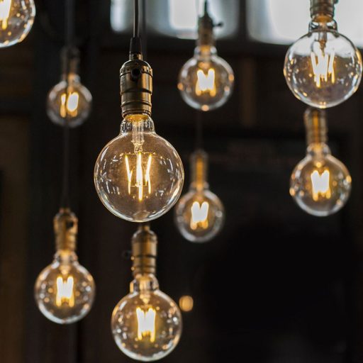 V-TAC Átlátszó LED izzó filament COG  E27 G125 10W 4000K nagygömb - 214423