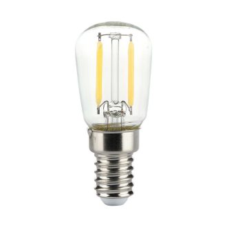   V-TAC Átlátszó LED izzó filament COG  E14 ST64 2W 4000K kisgömb - 214445