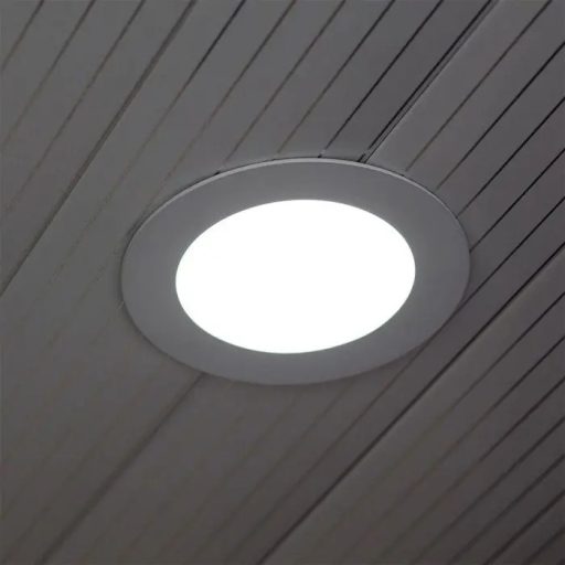 V-TAC Süllyeszthető kör alakú PRÉMIUM MINI LED panel 18W 6400K - 214862
