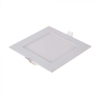   V-TAC Süllyeszthető négyzet alakú PRÉMIUM MINI LED panel 12W 3000K - 214866