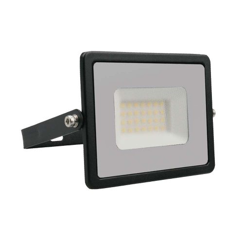 V-TAC 30W LED reflektor E-széria 110° 3000K fekete házas - 215952