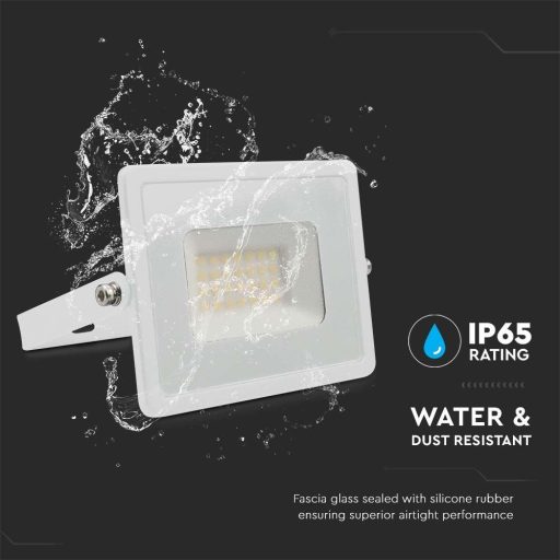 V-TAC 30W LED reflektor E-széria 110° 3000K fehér házas - 215955