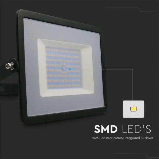 V-TAC 100W LED reflektor E-széria 110° 6500K fekete házas - 215966