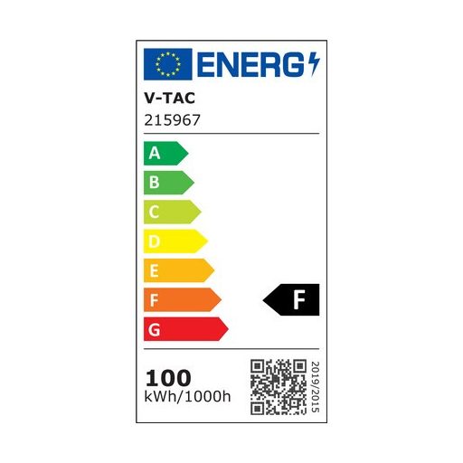 V-TAC 100W LED reflektor E-széria 110° 3000K fehér házas - 215967