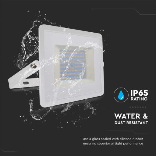 V-TAC 100W LED reflektor E-széria 110° 4000K fehér házas - 215968