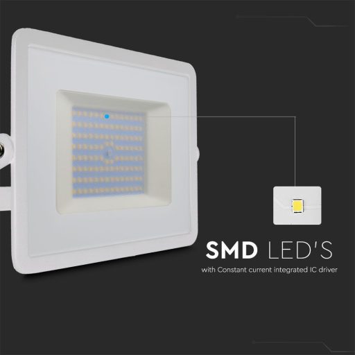 V-TAC 100W LED reflektor E-széria 110° 6500K fehér házas - 215969