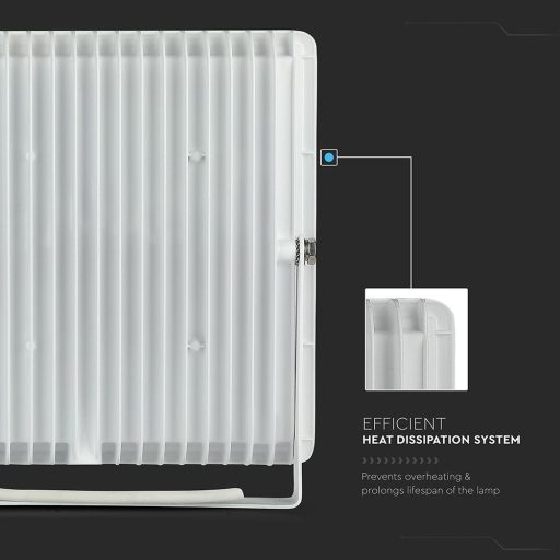 V-TAC 100W LED reflektor E-széria 110° 6500K fehér házas - 215969