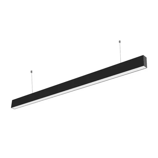 V-TAC Függeszthető lineáris LED lámpatest 40W 120cm Samsung chip 6400K fekete - 21600