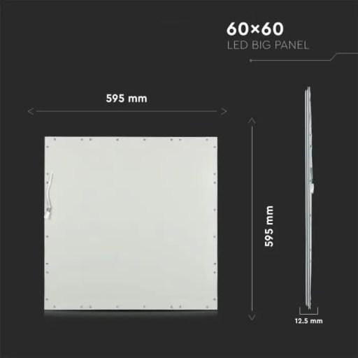 V-TAC LED panel 40W 600 x 600 mm 3000K - 2160286