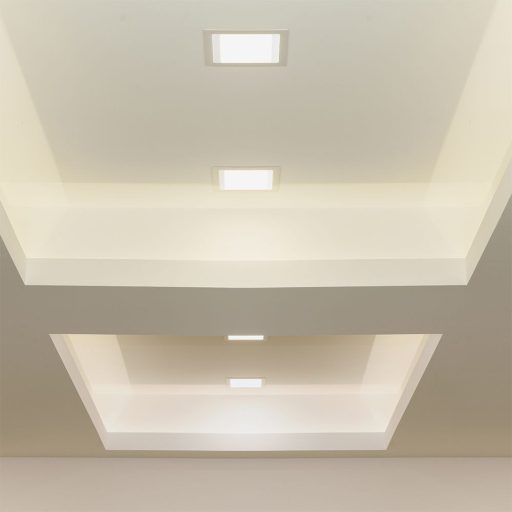 V-TAC Süllyeszthető négyzet alakú PRÉMIUM MINI LED panel 3W 4000K - 216296
