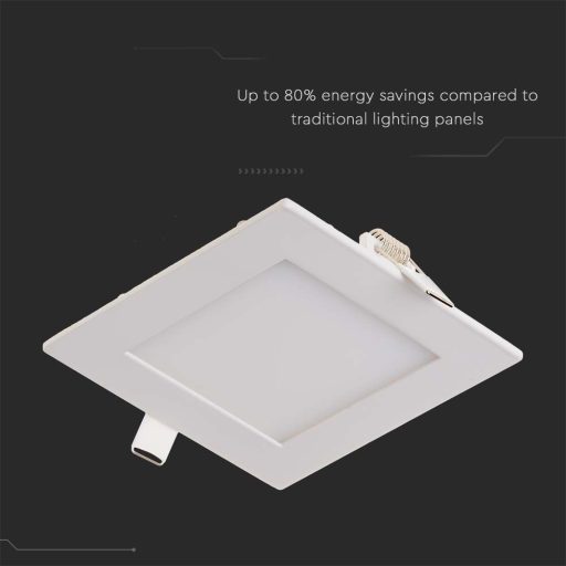 V-TAC Süllyeszthető négyzet alakú PRÉMIUM MINI LED panel 3W 4000K - 216296