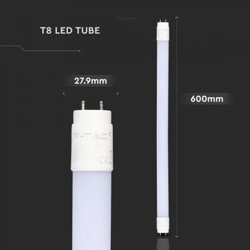 V-TAC 7W LED fénycső T8 G13 60 cm 160lm/W 160° 6400K  - 216476