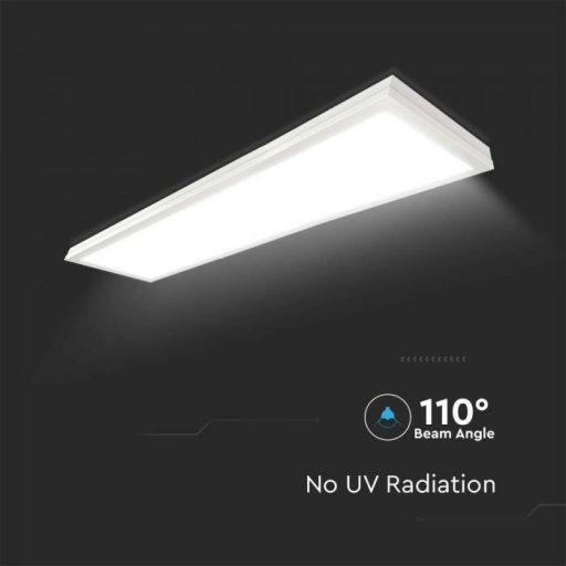 V-TAC Falon kívüli és süllyeszthető LED panel 40W 110lm/W 1200 x 300 mm 6500K  - 216626