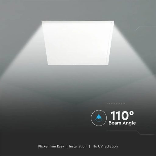 V-TAC Backlit LED panel 36W 120lm/W 595 x 595 mm 6400K  - 216707