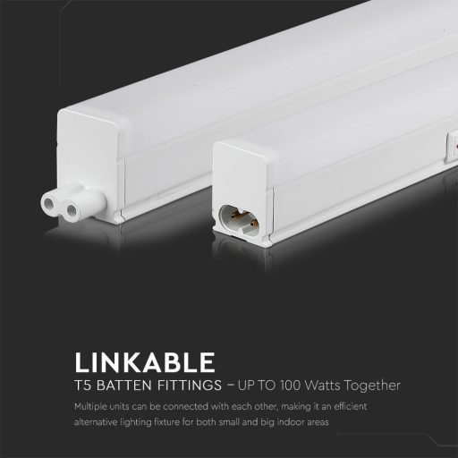 V-TAC LED Bútorvilágító kapcsolóval T5 4W 30cm Samsung chip 4000K - 21690