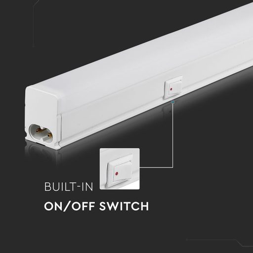 V-TAC LED Bútorvilágító kapcsolóval T5 4W 30cm Samsung chip 4000K - 21690