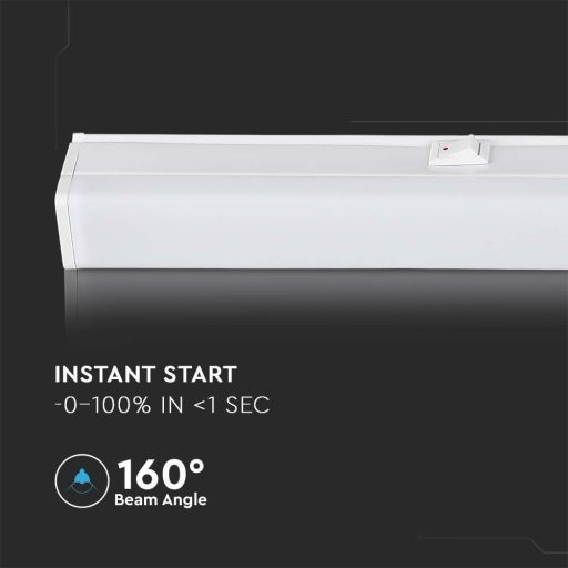 V-TAC LED Bútorvilágító kapcsolóval T5 4W 30cm Samsung chip 4000K - 21690