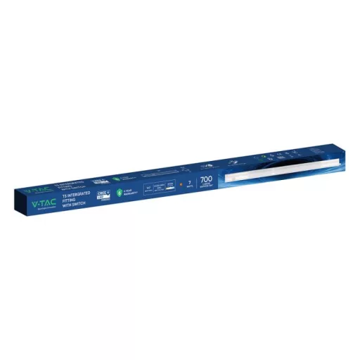 V-TAC LED Bútorvilágító kapcsolóval T5 7W 60cm (Cree chip) 4000K - 216936