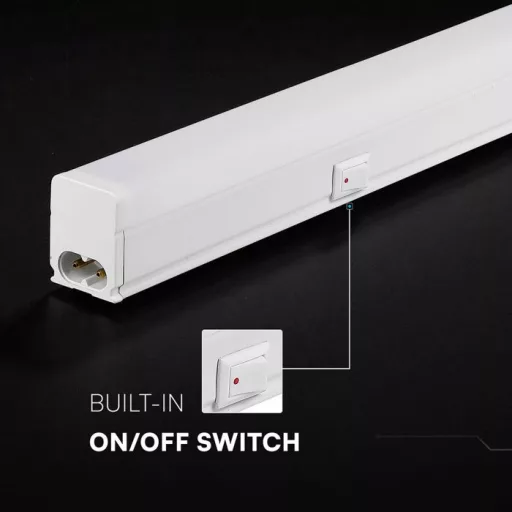 V-TAC LED Bútorvilágító kapcsolóval T5 16W 120CM (CREE Chip) 3000K - 216956