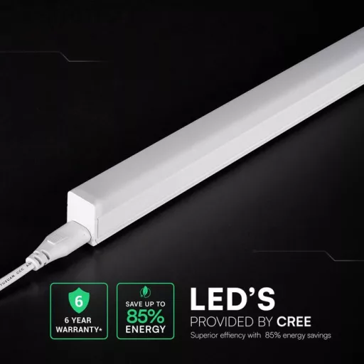 V-TAC LED Bútorvilágító kapcsolóval T5 16W 120CM (CREE Chip) 6500K - 216976