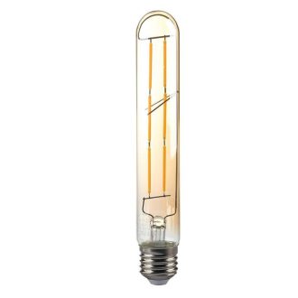   V-TAC Borostyán LED izzó filament COG  E27 T30 6W 2200K - 217143