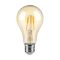 V-TAC Borostyán LED izzó filament COG  E27 A60 10W 2200K gömb - 217157