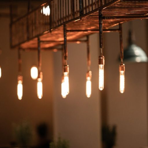 V-TAC Átlátszó LED izzó filament COG  E27 T30 2W 3000K - 217251