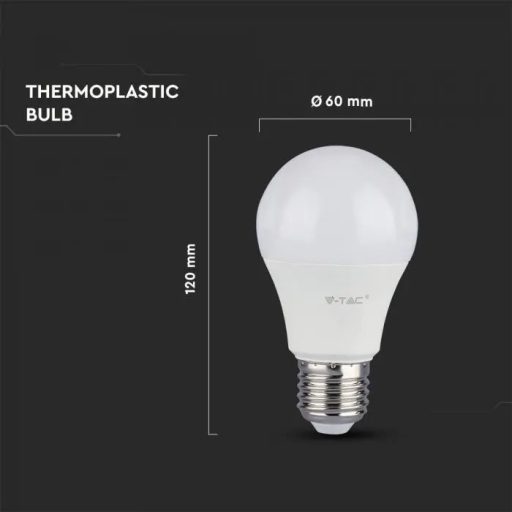 V-TAC LED izzó  E27 A60 11W 200° 3000K gömb - 217350 Akciós