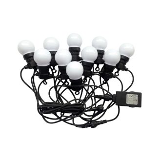   V-TAC 10 x 0.5W LED Fényfüzér 5m 10 izzó EU 3000K - 217436