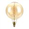 V-TAC Dimmelhető borostyán LED izzó filament COG  E27 G200 8W 1800K nagygömb - 217462