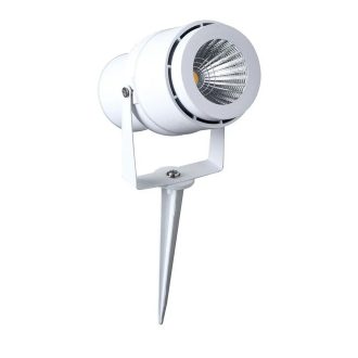   V-TAC LED 12W leszúrható kerti lámpa - fehér - 4000K - 217548