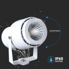 V-TAC LED 12W leszúrható kerti lámpa - fehér - 4000K - 217548