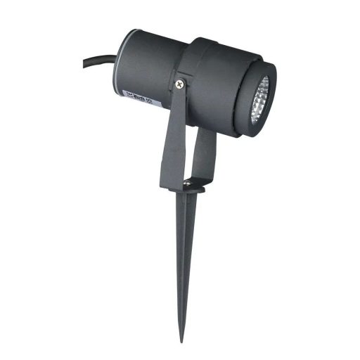 V-TAC LED 12W leszúrható kerti lámpa - szürke - 3000K - 217550
