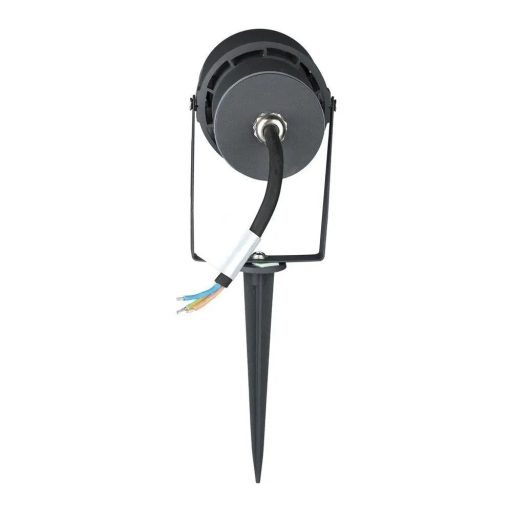 V-TAC LED 12W leszúrható kerti lámpa - szürke - 3000K - 217550