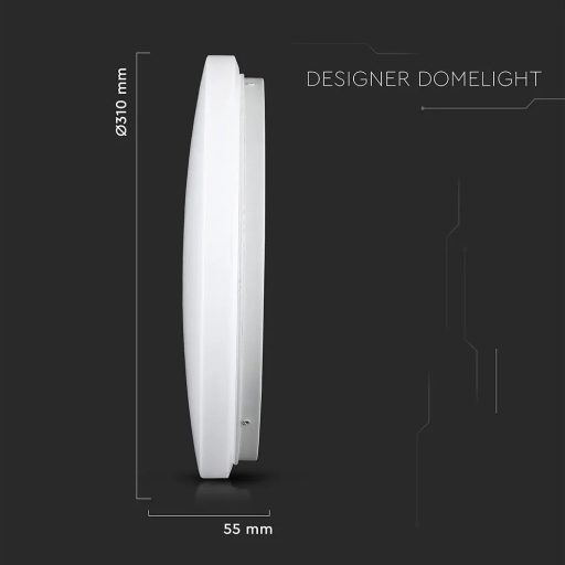 V-TAC LED mennyezeti lámpa tejfehér búrával 18W 3 az 1-ben - 217605 Akciós