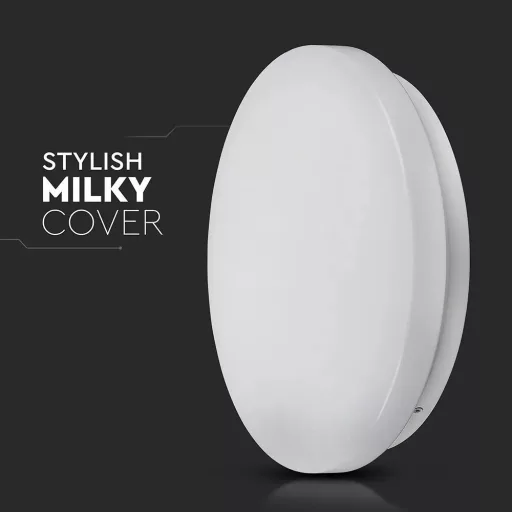 V-TAC LED mennyezeti lámpa tejfehér búrával 36W 3 az 1-ben - 217609