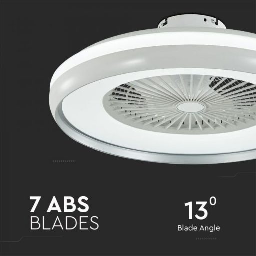 V-TAC 45W Mennyezeti ventilátor RF távirányítóval CCT LED Lámpa - 217935