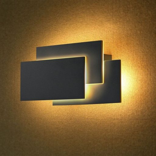 V-TAC 11W LED Fali lámpa fekete színű 3000K - 218204