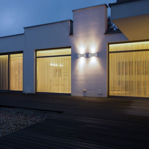 V-TAC 9W LED Fel/Le világító kültéri lágy fény IP65 szürke színű 3000K - 218239