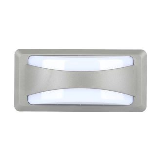   V-TAC 12W LED Fali lámpa lágy fényű IP65 szürke színű 4000K - 218246